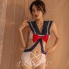 Tres de la madrugada lencería sexy mono sexy uniforme de marinero hueco seducción pasión juego de rol traje de estudiante