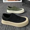 2024 Nueva Tela de Seda Helada con Tecnología Lycra Casual sin Cordones Suela Suave Cara Suave Zapatos para Hombre Moda de Gama Alta Negocios