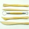 Herramientas de Cerámica Set de Madera de 5 Piezas Pellizcar Escultura Escultura de Arcilla Herramientas de Modelado Uso en Arcilla para Cerámica