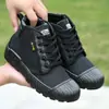 Zapatos Jiefang para Hombres y Mujeres, Zapatillas de Entrenamiento de Caña Baja Generación Estrella, Modelo Nuevo 2026, Antideslizantes, Resistentes al Desgaste, Cómodos, Transpirables, Zapatos de Seguridad para Obra