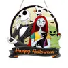 Decoración para Colgar en Puerta de Madera Popular de Halloween Transfronteriza Placa para Fiesta Hogar Vacaciones Decoración de Pared Artesanías