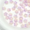 Atacado 10mm Estéreo Vidro Flor de Cerejeira Flores Esmaltadas DIY Artesanal Grampo de Cabelo Antigo Acessórios para Penteado