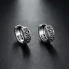 Brincos de Argola Cruzados de Zircônia Transfronteiriços para Homens, Brincos de Argola Lisos, Presilhas de Orelha de Raio, Pingentes de Orelha, Acessórios de Orelha para Mulheres, Amostra de Live do TikTok