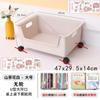 Caja de Almacenamiento para Libros Estudiante Aula Debajo de la Mesa con Ruedas y Asa Engrosada Dormitorio Escritorio Mochila Escolar Caja de Almacenamiento Caja de Almacenamiento
