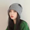 Sombrero de Mujer 2024 Nuevo Sombrero de Montón de Mujer Primavera y Otoño Invierno Mujer Cabeza Grande Wai Invierno Moda Sombrero de Lana Tejido