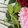 Crisântemo de bola única flor de simulação flor de casamento flor falsa flor de seda linha de flores em estoque decoração de casamento comércio exterior transfronteiriço