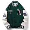 Chaqueta de Béisbol Estilo Americano Vintage Nueva 2026 para Hombre, Chaqueta Casual Holgada de Marca de Moda de Hong Kong para Otoño/Invierno, Ropa para Hombre al por Mayor