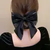 Acessórios de Cabelo com Laço, Novos Presilhas de Cabelo de Cetim de Alta Qualidade na Moda para Mulheres, Presilhas de Nuca, Enfeites de Cabelo, Presilhas de Mola para Meio Preso