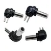 Adaptador de corriente CC 5.5*2.5 tamaño de pin adaptador macho TIP1.5 +2.0 DC5525 codo macho de dos pines