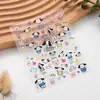 Pegatinas Transparentes de Mascotas de Dibujos Animados, Pegatinas para Diario, Pegatinas Decorativas Girly para Manualidades DIY, Pegatinas para Teléfono Móvil, Computadora, Taza de Agua al por Mayor