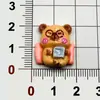 Acessórios Fofos de Resina de Capivara para Ciclismo e Leitura, Presilhas de Cabelo DIY Feitas à Mão, Fivelas de Sapato, Enfeites de Cola Creme