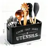 En stock caja de almacenamiento de cubiertos de madera maciza caja organizadora de cuchillo tenedor palillos de cocina caja de almacenamiento de utensilios de cocina caja de utensilios de cocina