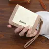 Carteira curta feminina 2025 nova moda simples porta-moedas mini carteira pequena multi-cartão portátil vendas diretas da fábrica