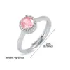 Anillo para Mujer Estilo Europeo y Americano Anillo de Corona con Microincrustaciones de Circonita Color Acero Anillo Ajustable para Dedo Índice Joyería de Diseño de Nicho