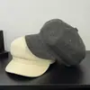 Sombrero Octagonal de Estrella Completa con Pedrería Estilo Coreano de Alta Calidad Boina para Otoño Invierno Sombrero de Pintor Sencillo de Moda para Mujer Ropa Cálida