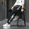 Pantalones cargo para hombre talla grande 150 kg para hombres altos y corpulentos, pantalones largos casuales holgados de moda para primavera y otoño