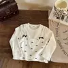 Top de estilo coreano para bebé niña, imitación de dos piezas, nueva moda de primavera y otoño para niñas pequeñas, camiseta base elegante de manga larga, camiseta versátil