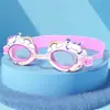 Gafas de natación de dibujos animados gafas de natación para niños equipo HD impermeables antivaho silicona protección ocular espejo de competición transparente venta al por mayor