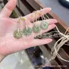 Colgante de Paz de Jade Hetian Natural, Candado Ruyi de Jade Hetian, Frijol de la Suerte, Colgante Cuadrado de Luna, Collar de Jade Unisex