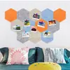 Paneles absorbentes de sonido de fibra de poliéster para salas de piano, jardines de infancia, salas audiovisuales y KTV, decoración de pared especializada con aislamiento acústico plano hexagonal