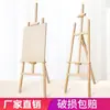 Caballete boceto soporte madera maciza tipo trípode plegable multifuncional expositor tablero dibujo estudiante arte principiante
