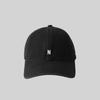 Gorra de béisbol pequeña con visera bordada con letras pequeñas, estilo japonés, versátil, para las cuatro estaciones, para hombres y mujeres, con parte superior suave y aspecto facial.