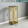 Estanterías de Flores Multicapa para Interiores Cuidadosamente Seleccionadas para Uso Doméstico, Estanterías para Macetas de Balcón en Sala de Estar, Estanterías Decorativas de Pie, Estanterías de Almacenamiento de Hierro Forjado Estilo Europeo