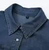 Camisa Elegante y de Moda para Mujer con Bolsillo, Estilo Europeo y Americano Transfronterizo 2026, 6929262 Jeans 6688023