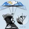 Sombrilla creativa para carriola de bebé 70% de descuento - una herramienta mágica para pasear con tu bebé, adecuada para triciclos y carritos, proporciona protección contra el sol y la lluvia