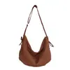 Bolso de Mano Estilo Perezoso para Mujer 2026 Nuevo Otoño/Invierno Retro Gran Capacidad Bolso Tote de Gamuza Versátil Bolso de Hombro para Viajes