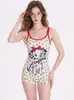 Traje de baño de alta gama, lindo y elegante para niñas jóvenes, con un diseño modesto de corte bajo con cuello halter y estilo de una pieza con espalda cruzada, adecuado para entrenamiento en piscina y competiciones.
