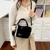 Bolso tote de moda estilo coreano para mujer, nuevo bolso de hombro de moda 2026, elegante bolso cruzado tipo cubo