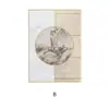 Pintura de Impresión de Tinta de la Galería de Arte Qiao Jia: Pintura Decorativa para Sala de Estar Estilo Zen Tranquilo, Pintura Colgante para Comedor, Pintura Clásica de Loto para Sala de Té