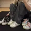 Colección Nueva de Verano 2026: Zapatillas de Plataforma con Estrellas Brillantes para Mujer, Zapatos Casuales Planos, Zapatos Planos de Moda Versátiles para el Uso Diario con Suela Suave