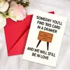 Set de Tarjeta de Felicitación de Sorpresa de Cajón Nuevo Transfronterizo con Sobre Tamaño Grande Tarjeta Cálida y Romántica A partir de 10 Juegos