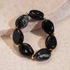 Pulsera Irregular Ovalada de Acrílico Europea y Americana, Transfronteriza, Única, Exagerada, de Nicho, de Gama Alta, Moderna, Elegante, Joyería