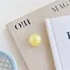 Chen Ming Cuentas Redondas de Acrílico con Medio Agujero, Cuentas Brillantes, Cuentas de Colores Vibrantes, Cuerda para el Cabello DIY, Llavero, Accesorios al por Mayor