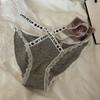 Garota Dopamina Sexy ~ Roupa íntima feminina japonesa sexy e pura com borda de renda, calcinha de algodão respirável