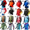 Ropa Fox Downhill Ropa de Ciclismo para Bicicleta de Montaña Tops para Hombre de Manga Larga Verano Ropa para Motocicleta Todoterreno Transpirable de Secado Rápido