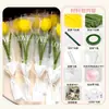 Festival de la Diosa Limpiapipas Tulipán 8 de Marzo Día de la Mujer Ramo Hecho a Mano DIY Paquete de Materiales Regalo Día de la Madre
