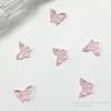 Acessórios para unhas de borboleta galvanoplastia mista acessórios de resina de borboleta Flying Wings tridimensional decorações de unhas de borboleta atacado