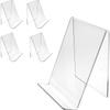Suporte de acrílico transparente Suporte de acrílico chanfrado para loja de celulares Suporte de exposição de celulares Suporte de exposição de livros chanfrados para livraria
