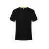 Camisetas de Secado Rápido con Impresión de Logo Personalizado, Camisas Publicitarias, Tejido Perforado, Cuello Redondo, Puños de Color Contrastante, Camisas Culturales Personalizadas, Ropa de Trabajo