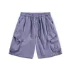 Shorts Casuais Masculinos Esportivos Finos, Tendência Verão 2026, com Múltiplos Bolsos, Caimento Solto