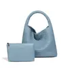 Bolso Tejido a Mano con Textura Perezosa Estilo Coreano, Bolso Tote Vintage de Gran Capacidad, Bolso de Hombro para Viajero, Bolso de Mano para Debajo del Brazo