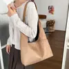 Bolso de axila texturizado estilo coreano, 2026 moderno y a la moda para mujer, bolso de hombro simple y de gran capacidad, bolso tote casual