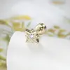 Design de Nicho Café de Luxo Leve Dourado Cravejado Zircônia Estrela Haste Rosqueada Hélice da Orelha Argolas Hensen Piercing