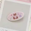 Nuevo Lindo Dibujo Animado Cachorro Helado Acrílico Pasador Ins Dulce Corazón Girly Flequillo Clip Lateral Tocado