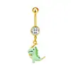 Gabe Moda Transfronteriza Europea y Americana Chica Estilo Moderno Diseño de Animal Luna Piercing para Ombligo Joyería