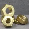 Porcas Sextavadas de Cobre, Porcas de Cobre, Parafusos de Cobre, Tampas de Parafuso M1.6M2M3M4M5-M16 Certificação Padrão Nacional
